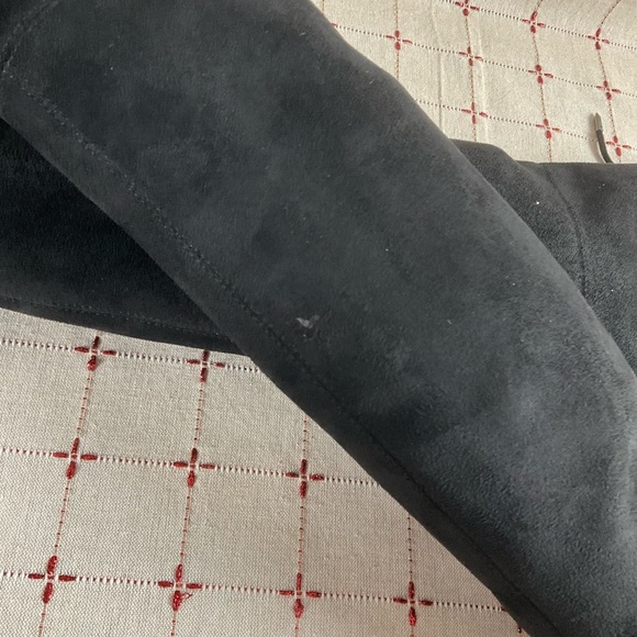 Sam Edelman “Kristie” Black Faux Suede Over the Knee Boots Low Heel PreLoved 8 - Picture 7 of 7